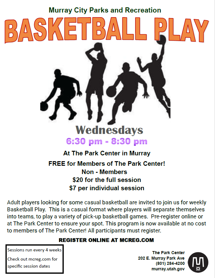 Wednesday Basketball Play Flyer