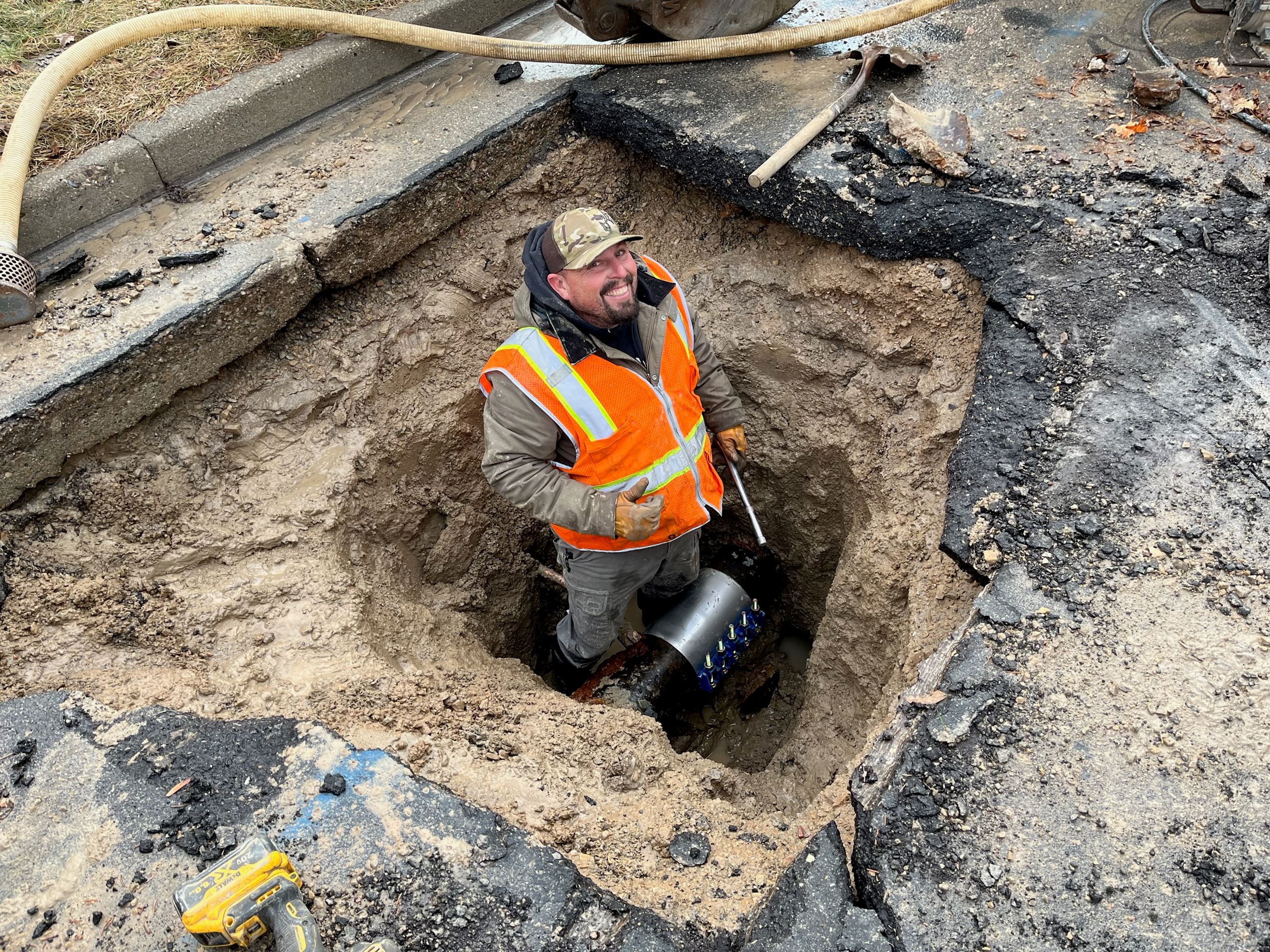 Water Worker in Construction