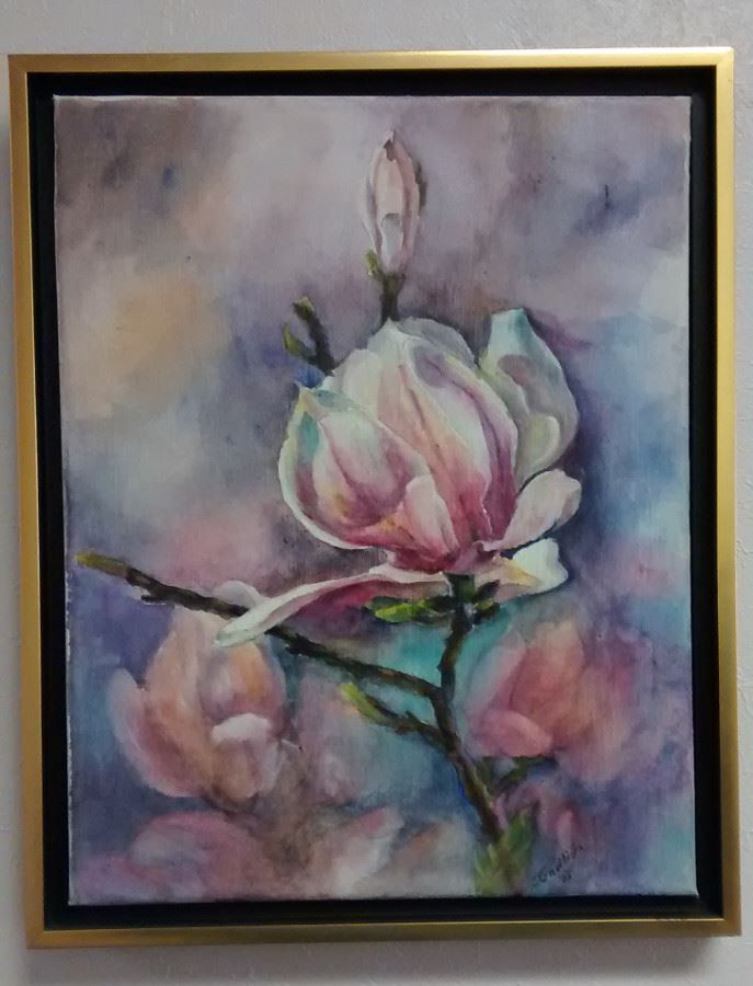 Tulip Tree Blossoms by Janet Gwilliam