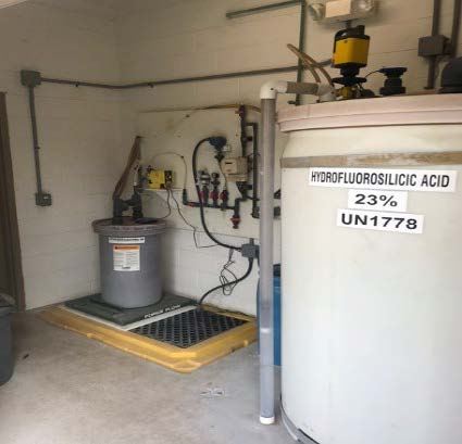 fluoride tank